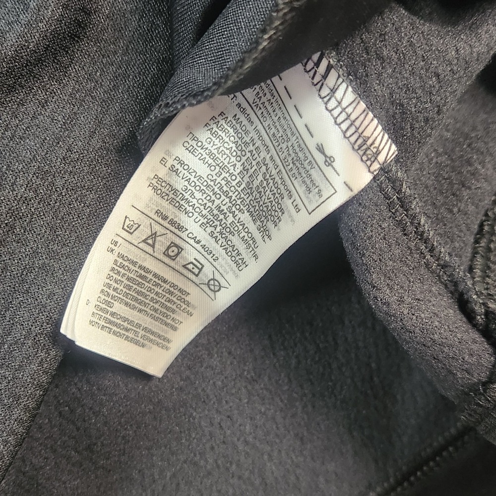 Adidas Climalite 1/4 Zip Long Sleeve Pullover Jacket Men 2XLT Black‎  NCC Logo - Picture 9 of 9